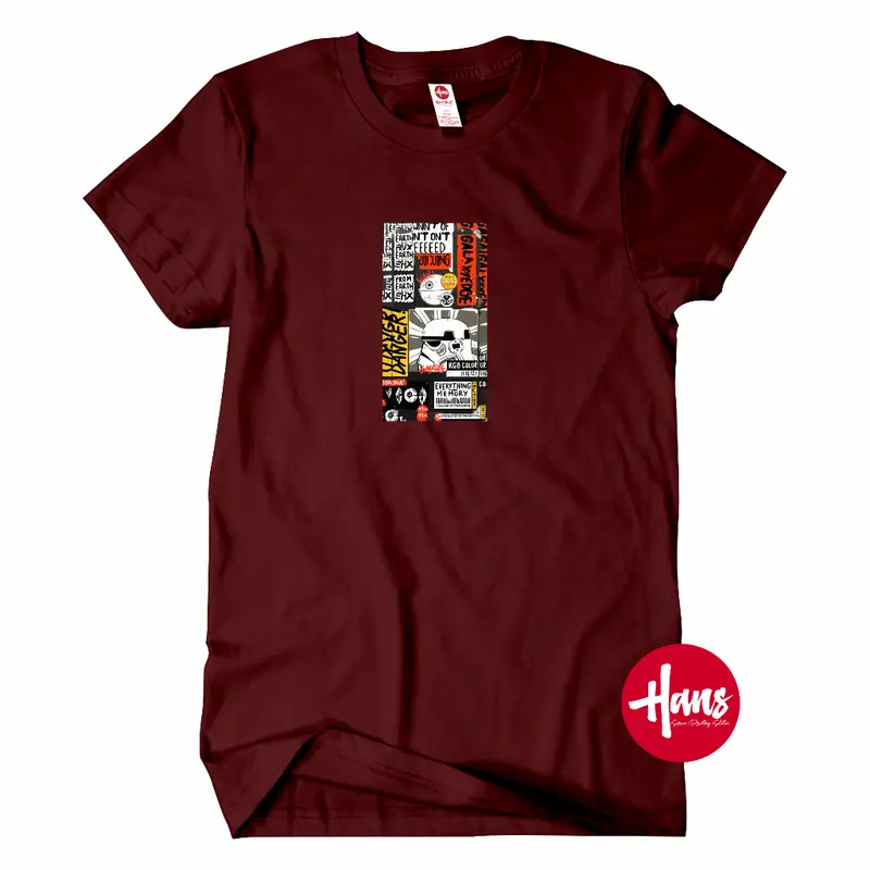 KAOS PRIA DISTRO JAPSTYLE / KAOS PRIA KEREN TERBARU / KAOS COWO / KAOS UNISEX / KAOS PRIA TREND / Hans.Sablon Kain Katun Combed 3