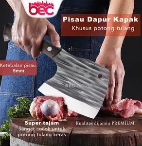 Pisau Dapur Professional Super Tajam Chef Knife Daging