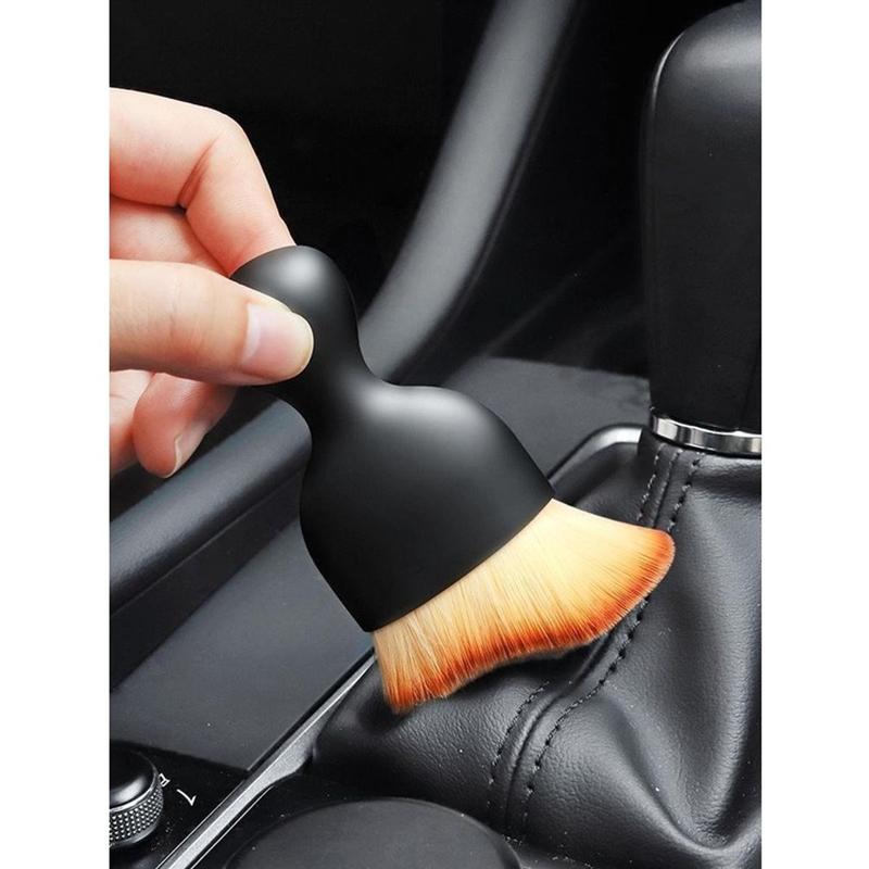 Product Introduction of Chổi vệ sinh nội thất ô tô có nắp đậy gắn lông mềm mịn giúp vệ sinh khe kẽ cửa gió điều hoà phụ kiện ô tô Mộc Lan 24
