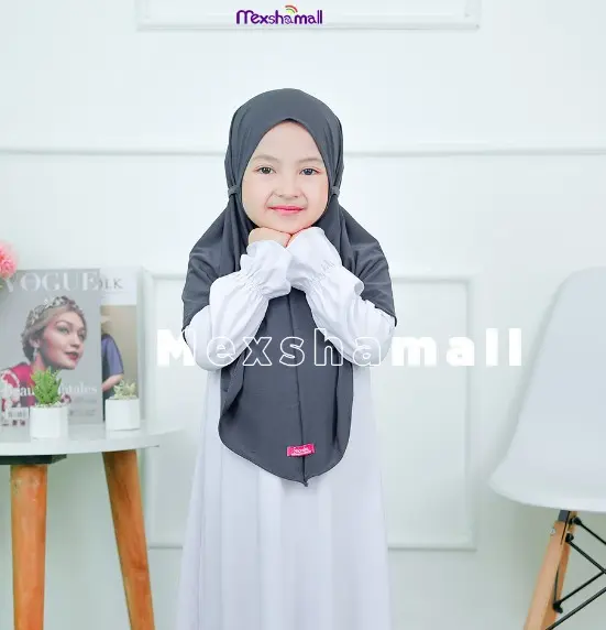 Hijab Bergo Tali Jersey Shamira Kerudung Ayna Anak Hits Simple Ternyaman Jilbab Instan Muslim Polos Sekolah Anak Sekolah 6