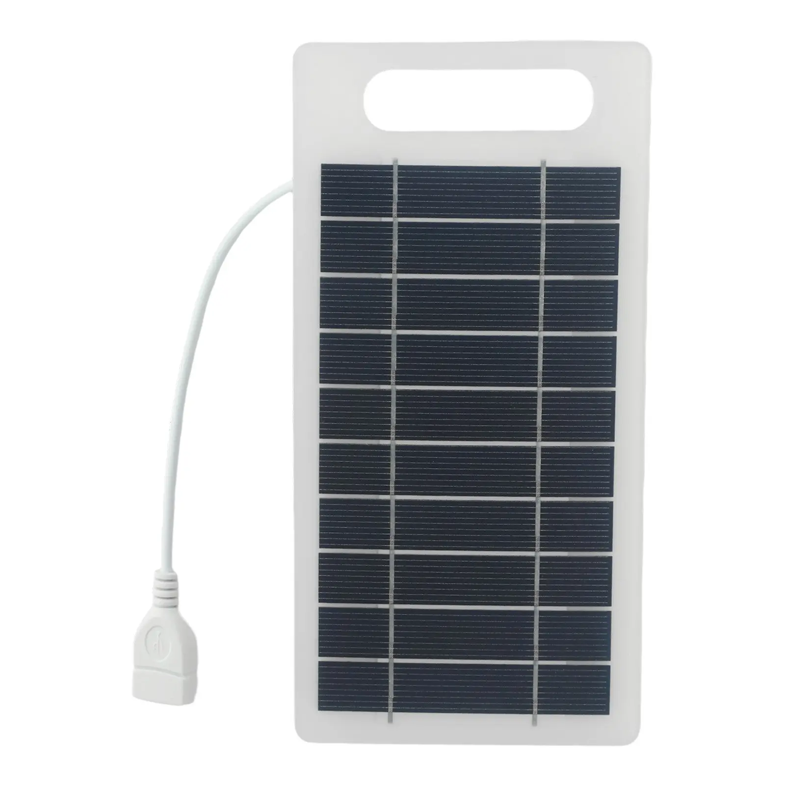2W 5V Waterproof Portable Solar Panel For Mobile Phone Camping Hiking Charging