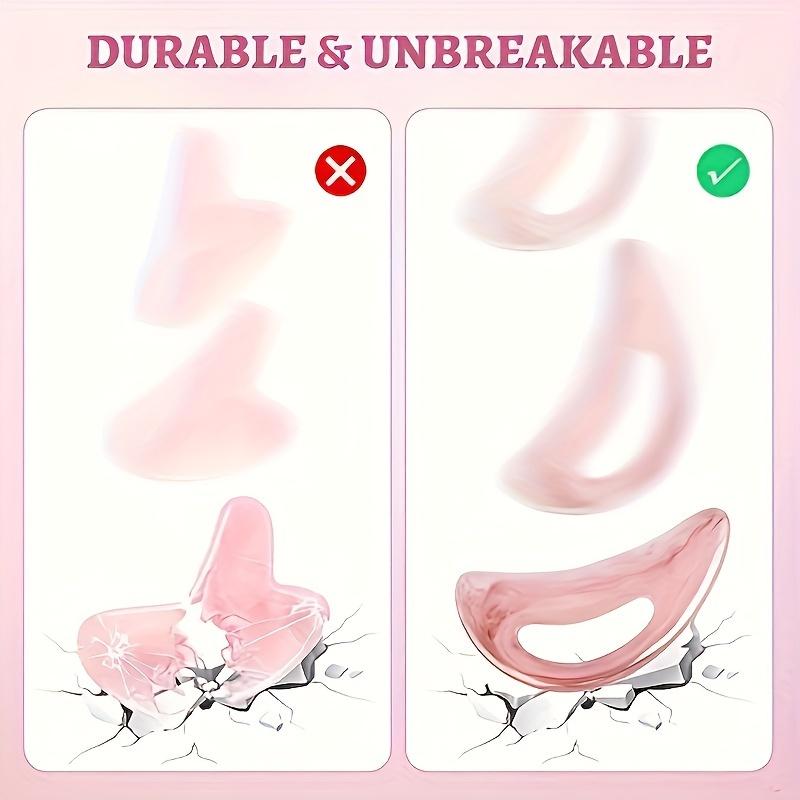 Product Introduction of 1pc Gua Sha Massage Tool With Handle, Resin Larger Gua Sha Scraping Tool, For Back Neck Face Leg Massage 3