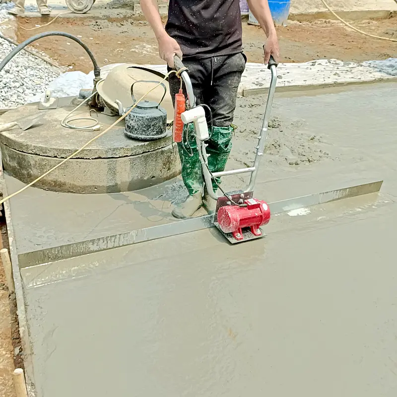 Máy đầm thước gạt bê tông chạy điện- đầm thước gạt bê tông chạy điện dân dụng 0