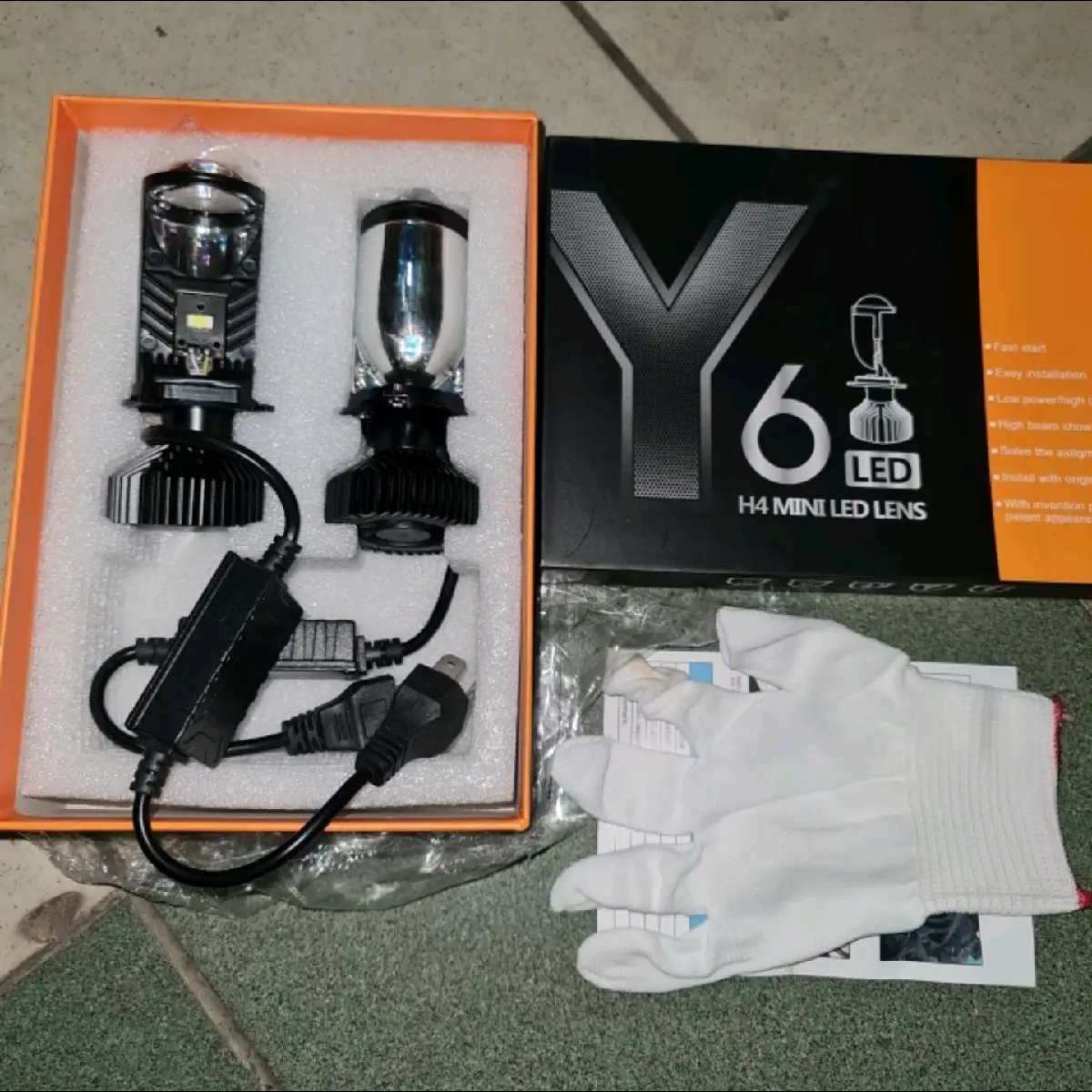 H4 mini projector lamp