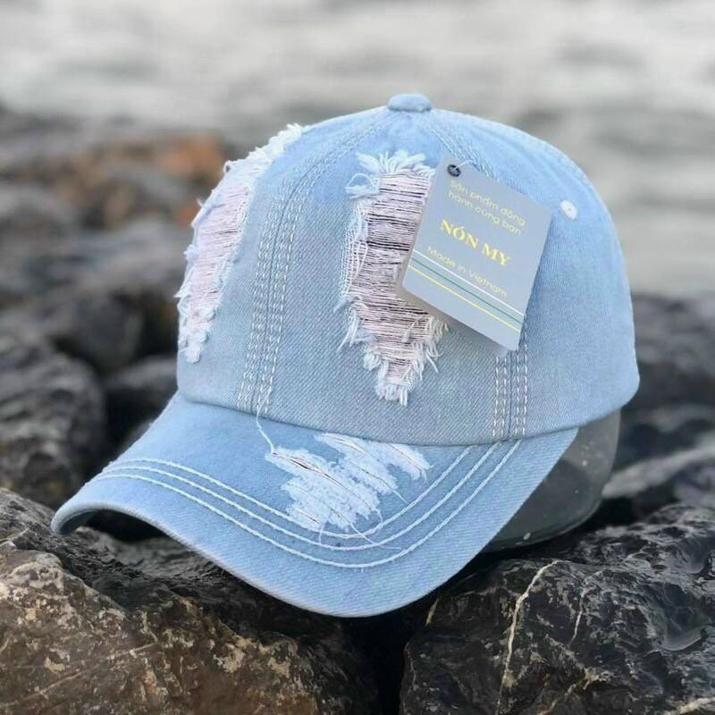 Mũ Lưỡi Trai Jean Rách  Bụi