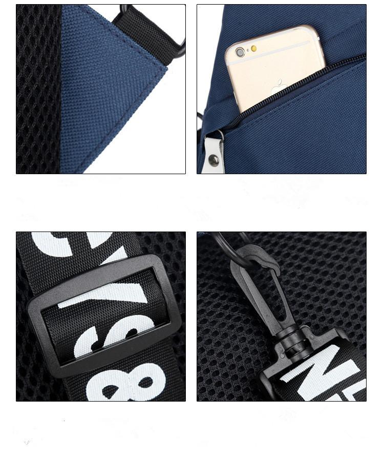 Product Introduction of Shoulder Chest Sling Bag for Men Women Fanny Waist Pack Male Cross Crossbody Belt Pouch Bolsas Kangaroo Handbag Husband Backpack 35