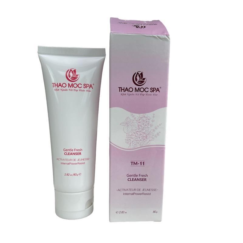 Thảo Mộc SPa . Sửa Rửa Mặt Gentle Fresh CLEANSER 80g . Hỗ Trợ Làm Sạch Da Gel Rửa Mặt