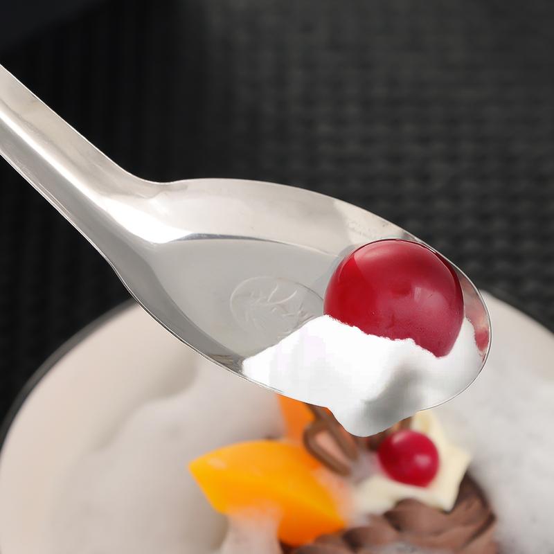 Product Introduction of 1/5Pcs Stainless Steel Flat Bottom Soup Spoons Silver Color Polished Home Kitchen Tableware Food Rice Dessert Spoon Household Supplie 22