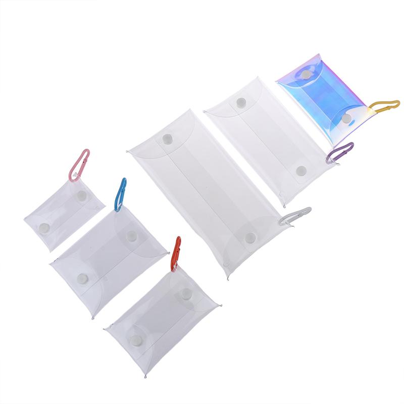 Product Introduction of [QQQ]Mini Anime Doll Display Bag Transparent Coin Purse Keychain Pendant Square Pouch Organizer Key Lipstick Earphone Storage Bag 32