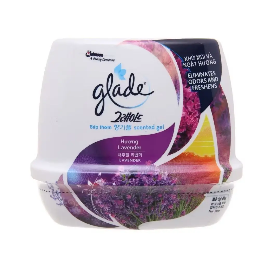 ￼Glade Sáp Thơm Phòng Khử Mùi ÔTô, Toilet 180g Xuất Xứ Thái Lan Dầu Thơm Phòng