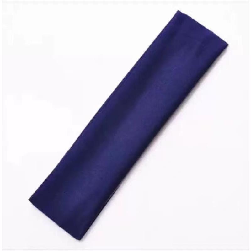Dây Buộc Tóc Tập Thể Dục, Màu Trơn Bán Chạy, Đàn Hồi, Không Trơn Trượt, Băng Đô Thể Thao, Thích Hợp Cho Yoga, Thể Dục, Thấm Hút Mồ Hôi, Khăn Trùm Đầu Chạy Bộ Sport 6