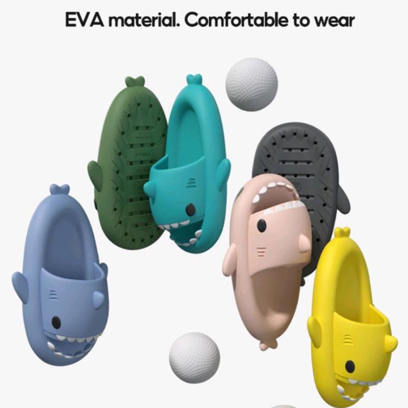 Dép Cá Mập Người Lớn Nam Nữ Đế 4cm chính hãnġ Loại 1 Full Tag Slipper DéP