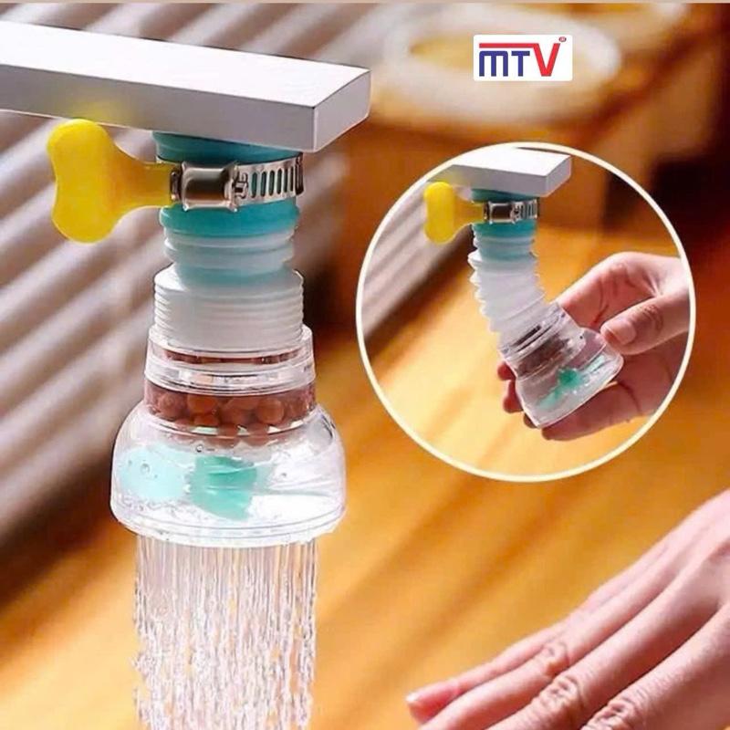 ĐẦU VÒI LỌC NƯỚC TĂNG ÁP  XOAY 360 độ ( KÉO DÀI 12cm ) Dùng cho tất cả các vòi chậu vòi nước  -Có thể kéo dài chống bắn nước   - Thiết kế xoay 360 độ , dễ dàng điều chỉnh hướng dòng nước mà không bị uốn cong  -Chức nặng lọc cặn nano - Thêm bộ lọc đá 5
