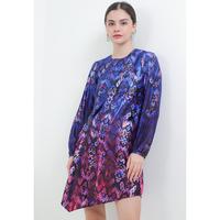 Gambar Lavon Dress In Purple Pink Print - S dari Sophistix Store Kota Tangerang Selatan 1 Tokopedia