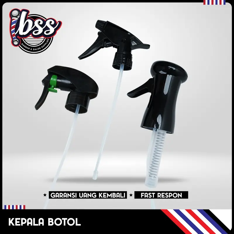 KEPALA SPRAY TRIGGER KEPALA BOTOL CONTINUOUS MIST SPRAY / IBSS / INDOBARBERSUPPLY 4