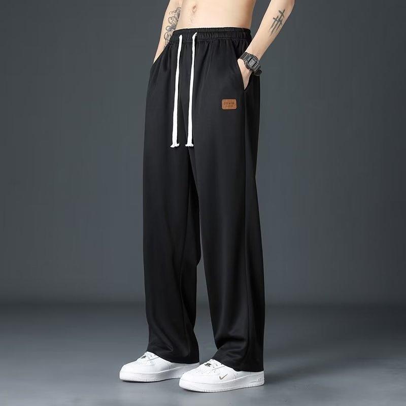 Product Introduction of Chotoya men's trouser Korean baggy pants Taslan casual pants for men Menswear Lingerie Pocket Beige Plain Tropical 13