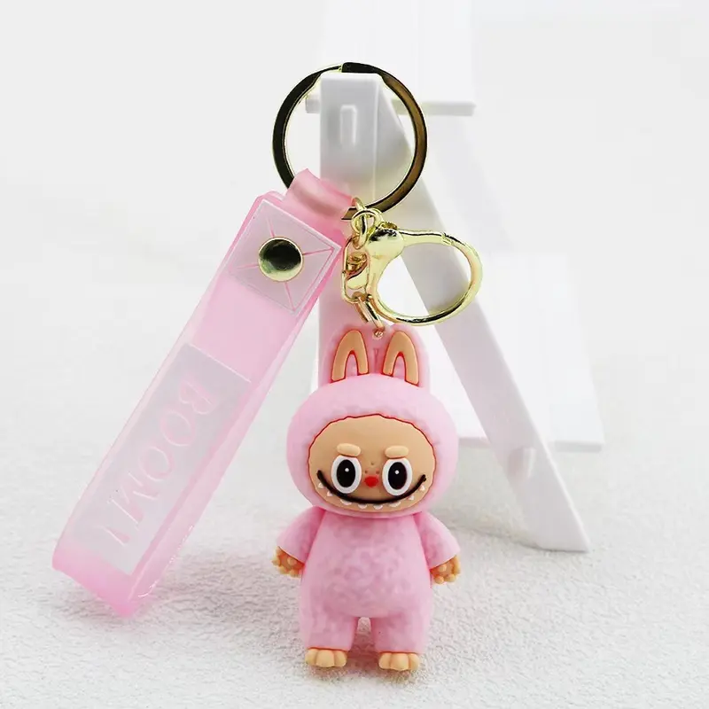 Mặt Dây Chuyền Móc Chìa Khóa Cừu Rab, Phong Cách Hoạt Hình, Búp Bê Silicon Labubu Dễ Thương, Thích Hợp Làm Móc Khóa Ba Lô Hoặc Xe Hơi, Tuyệt Vời Làm Quà Tặng 6