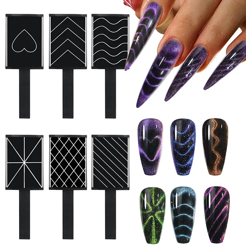 Nail Art Cat Eye Magnet 3D Phantom Magnet Nail Polish Glue Magnet Pattern Magic Magnet Nail Salon Special