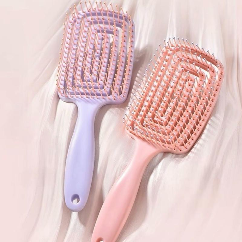   Mẫu Mới  Lược cong bản to chải tóc massage tóc gỡ rối tạo kiểu sấy phồng tóc dễ dàng tiện lợi - 