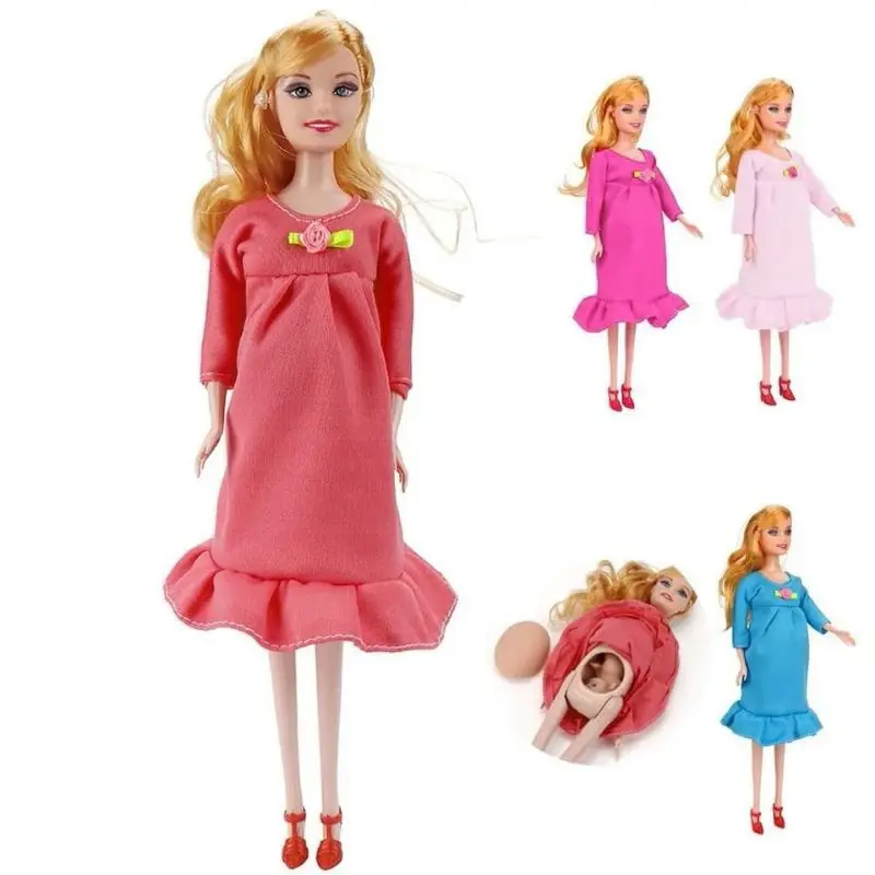 Boneka Berbi Hamil Mainan Anak Dolls Toys 2