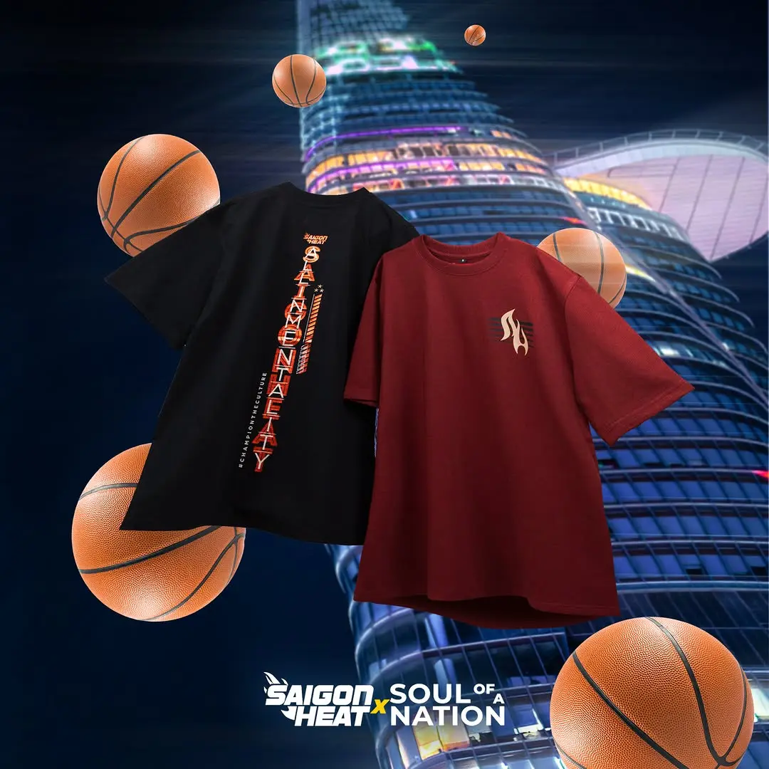 Áo thun Cotton Saigon Heat [Dynamic Saigon] Sport Nam Nữ