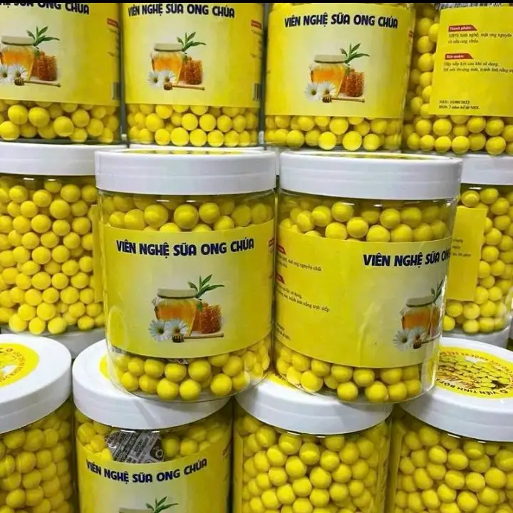 { Combo 4 Lọ }  Viên Nghệ Sữa Ong Chúa Hỗ Trợ Tiêu Hoá  Giảm Đau Dạ Dầy