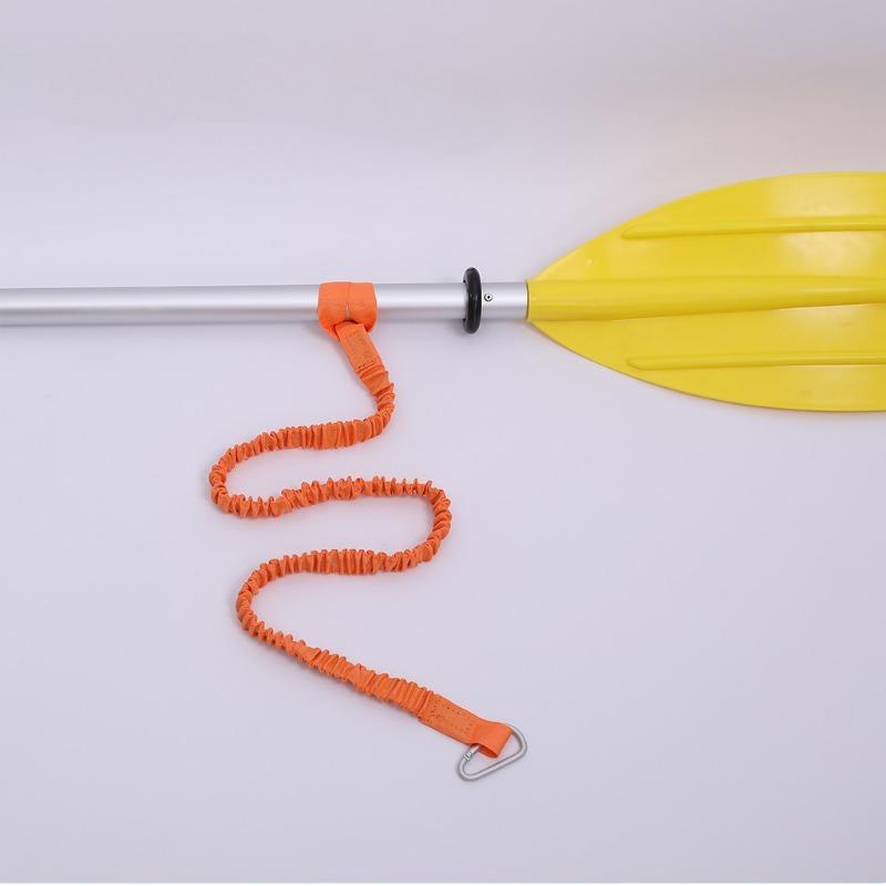 Product Introduction of Nylon Kayak Canoe Paddle Leash Safety Lanyard Fishing Rod Leash Safety Holder Tie Rope with Carabiner Clip 4