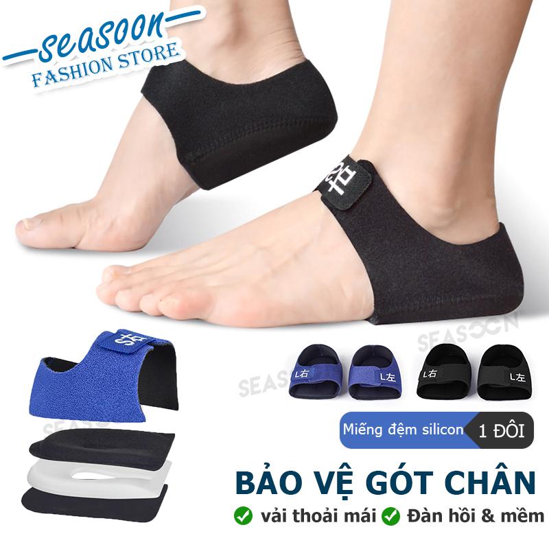 Bảo vệ gót chân dạng Gel, đệm gót chân silicon thoáng khí, cốc, giảm đau gót…