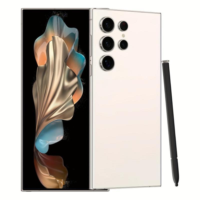 Touchscreen Smartphone, 6.78-inch Display, Dual-SIM, Facial Recognition And Fingerprint Unlocking, Sleek Metal Design, Suitable for Office, Gaming, Ideal Holiday Gift 1