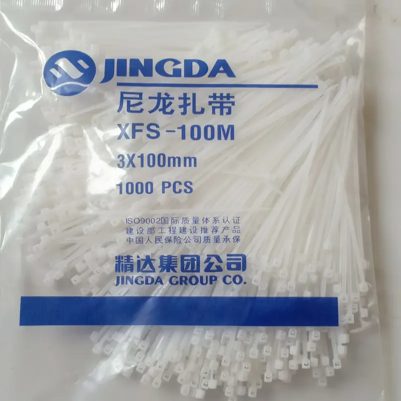Dây thít nhựa trắng đen từ 500 đến 1000 chiếc mõi túi 5