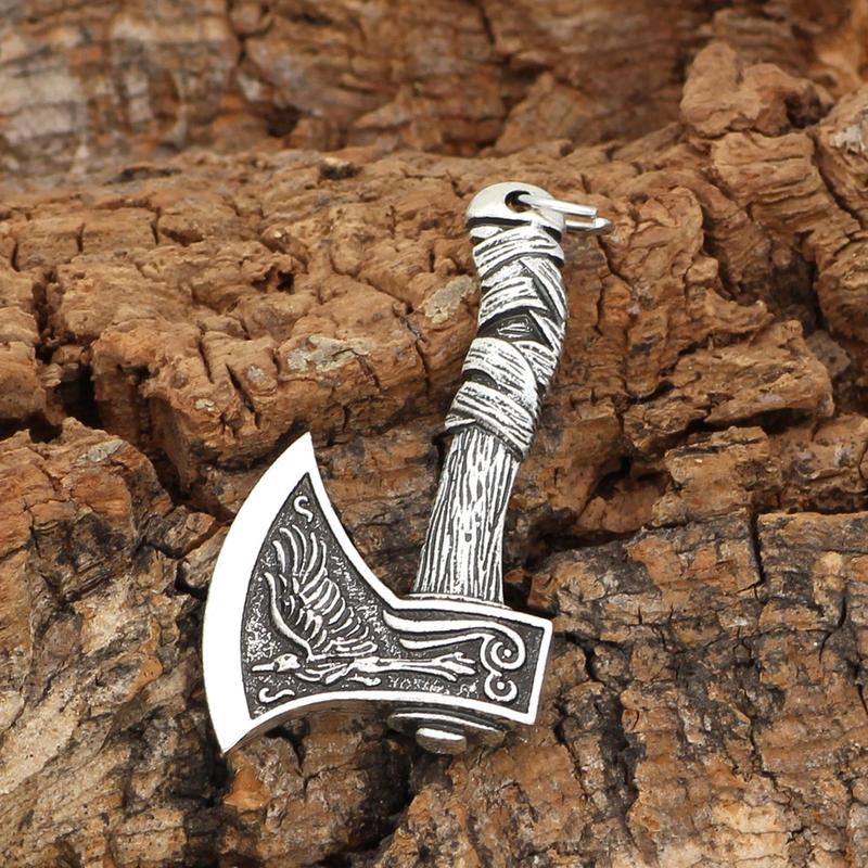 Vòng cổ nam nữ dây chuyền Titan Asta Accessories màu bạc unisex đẹp phụ kiện thời trang - Vòng Cổ Axe 3