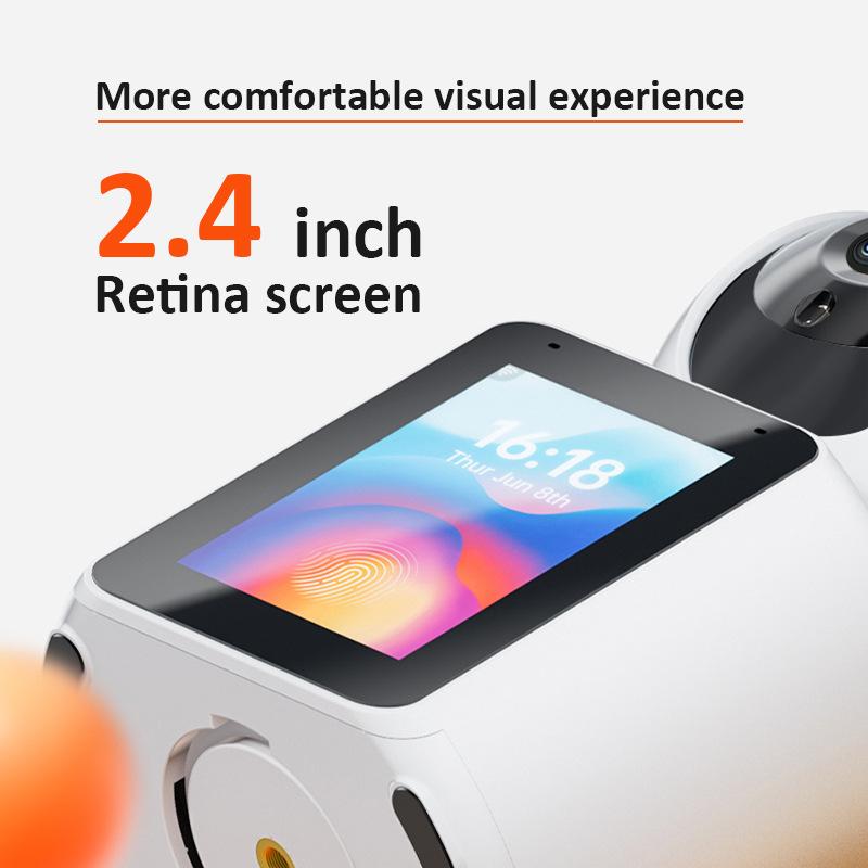 Product Introduction of Intelligent surveillance camera visual two-way video call one-click call home baby monitor with screen 3
