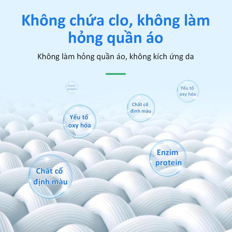Product Introduction of Bột Tẩy Trắng Enzyme Sinh Học, Đánh Bay Vết Bẩn, Khử Vết Ố Vàng Trên Quần Áo, An Toàn Cho Da Làm Sạch Cả Giày Dép nước  tẩy  nhà  vệ  sinh 11