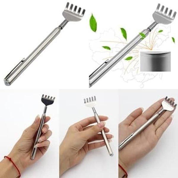 Alat Garuk Punggung Stainless Garukan Alat Garuk Pundak Belakang Badan Gatal besi lipat Terapi Steel 3