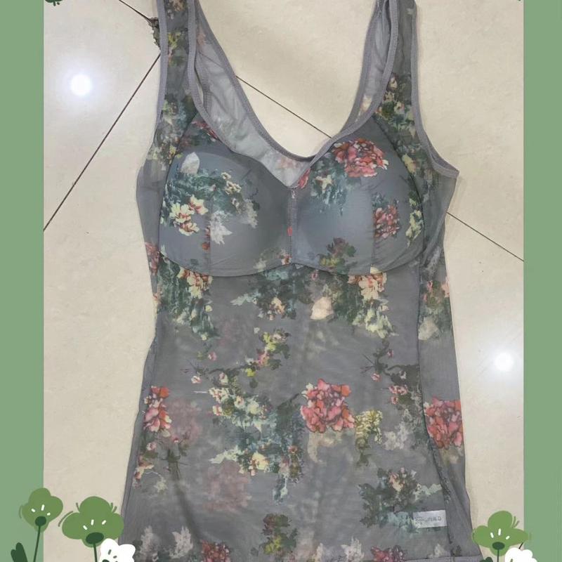 Áo Vest Ren Ngoại Cỡ Hàng Mới Về, Có Đệm Ngực, Áo Ngực Nữ Bó Sát Siêu Mỏng, Cảm Giác Đám Mây Sha, Một Mảnh 6