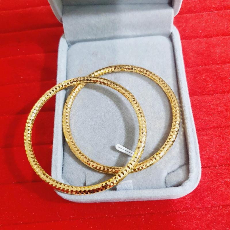 Cặp vòng tay khắc máy( 1 cặp 2 chiếc) trang sức Vạn Phát