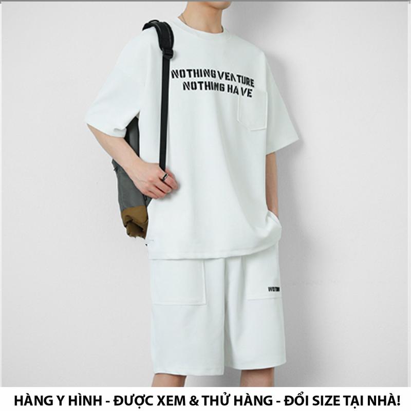 Bộ Đồ Nam Nữ Fox| Bộ hè nam big size 115kg Phong Cách Thể Thao| Đồ bộ Quần Áo mặc nhà chất cá sấu Hàn  Cao Cấp- Mã T1 Menswear Cotton Sơ Mi 5