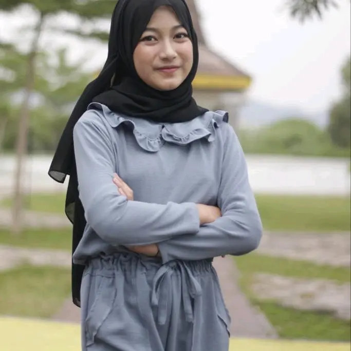 Stelan Crinkle Oneset Tanggung 7-13  tahun terbaru 2024 baju lebaran terbaru Airflow Muslim Setelan Anak Celana Panjang Shakila Gamis 5