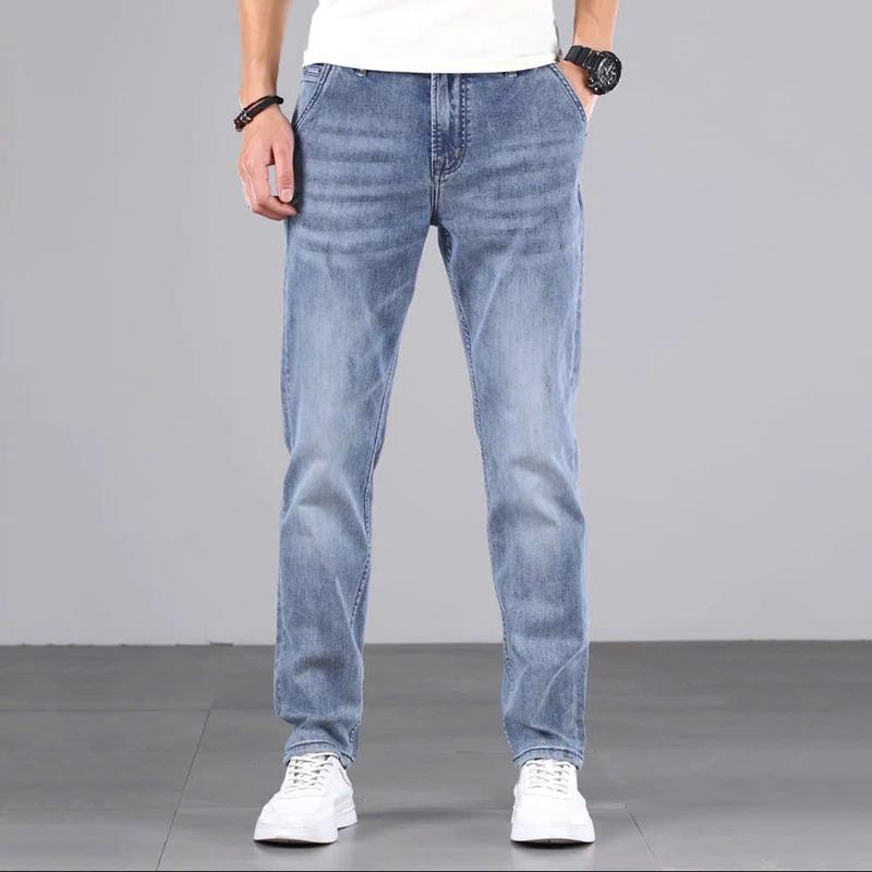 Quần jean nam túi chéo cao cấp vải jean co giãn 4 chiều cực đẹp form ôm dáng chuẩn size_JEANEP679 Menswear Denim Pants Có Túi
