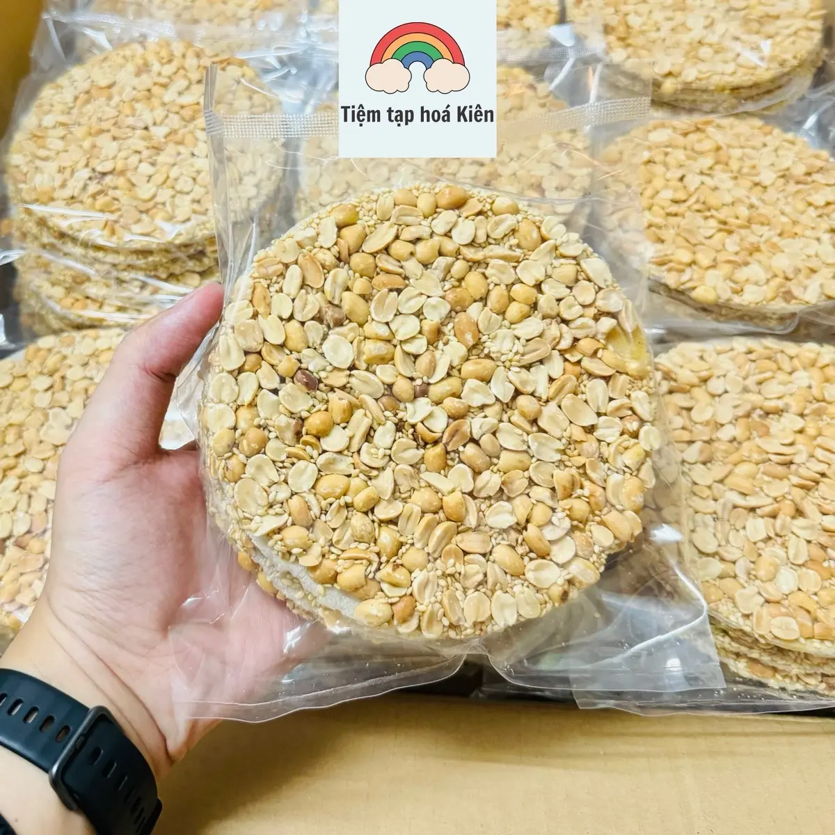 (2 bịch) Kẹo đậu phộng đặc sản miền tây, thơm ngon đặc biệt (Ăn Vặt)