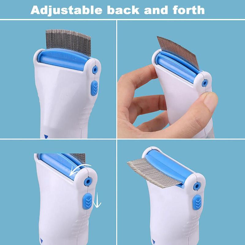 Product Introduction of Lược Chấy Cho Đầu Thú Cưng, Lược Chấy Điện, Dụng Cụ Lấy Rệp Bọ Chét, Phụ Kiện Bắt Bộ Lọc, Làm Sạch Chấy M7A0 24