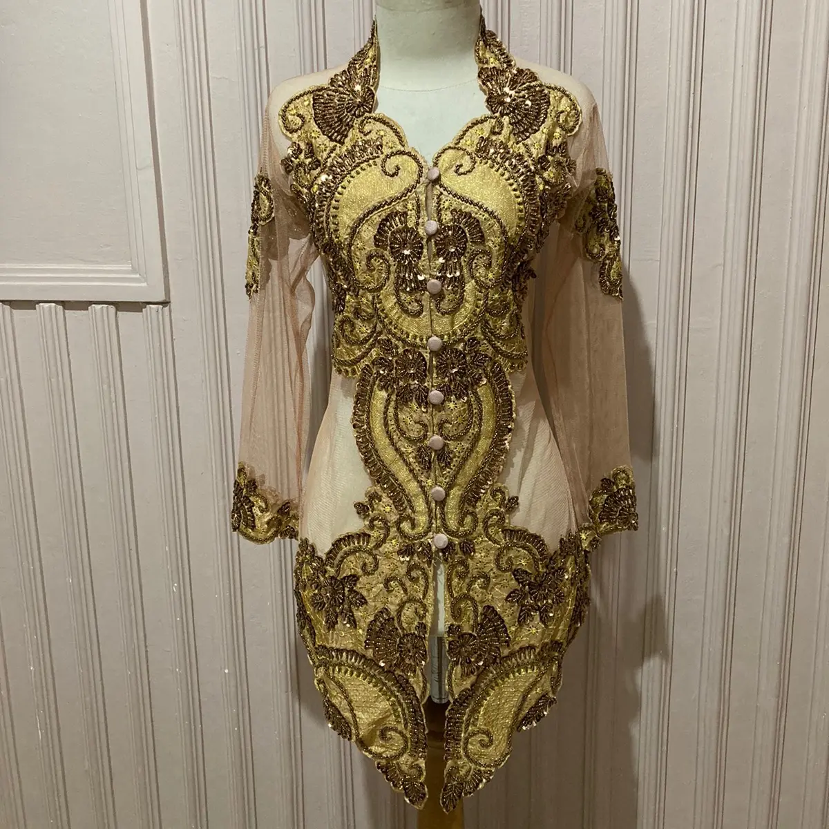 Kebaya Atasan Full Payet Kancing
