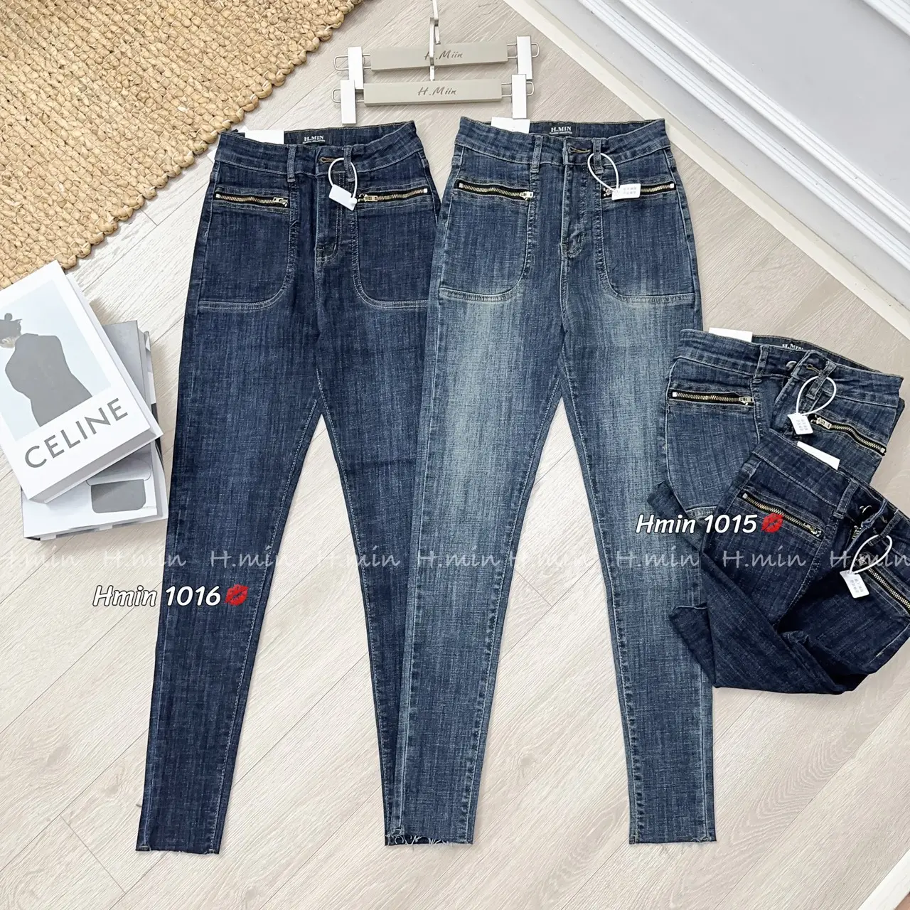 Quần Jeans Nữ Dáng Skinny Ôm Camaap,Tôn dáng chân thon dài và vòng eo nhỏ 1015-16