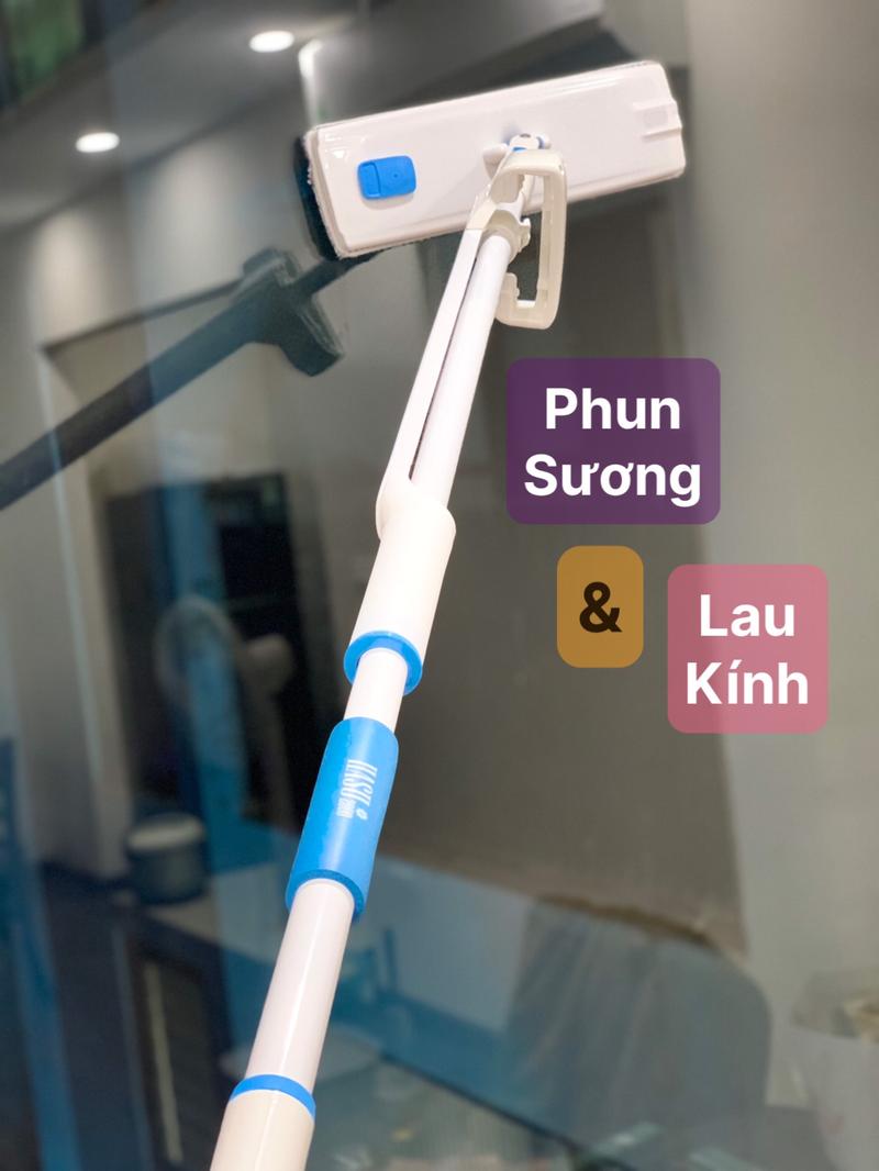 Product Introduction of Cây Lau Nhà Phun Sương Tự Vắt Cao Cấp Boomjoy P12 Xoay 360 Độ 14