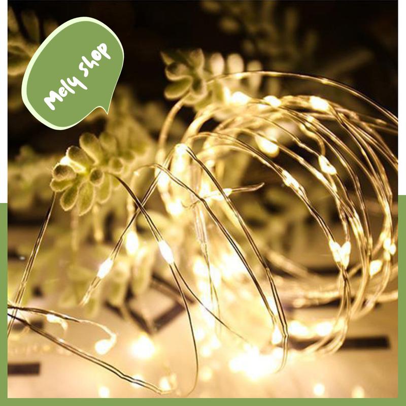 Dây Đèn Led Trang Trí Đom Đóm Fairylight_Đã Bao Gồm Pin_ Loại Dài 1m, 2m