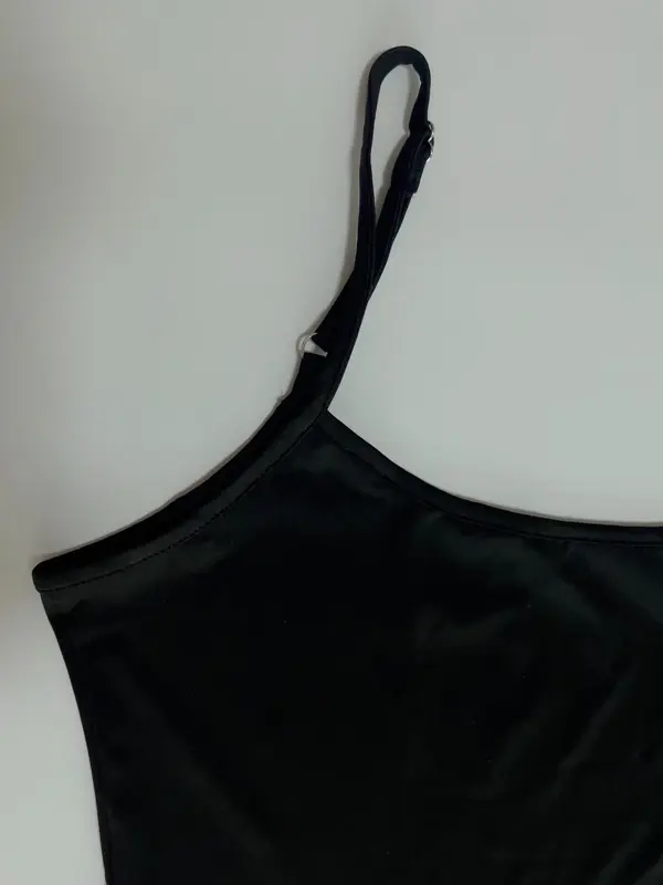 Women's Solid Color  Split Backless Cami Dress, Sexy Fashion Casual   Dress for Party Club Dating Wear, Women Dress for Summer 7