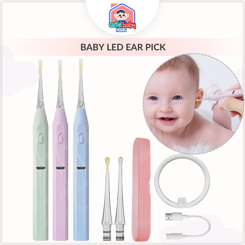 Led Ear Wax Cleaner Ear Picker Infant Ear Cleaner Tool Soft Silicone ...