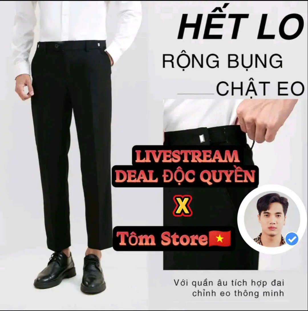 [KEN.STOREE x Tôm Store] Quần tây nam hàn quốc KEN.STORE,quần tây nam điều chỉnh sidetad dáng baggy vải co giãn dày dặn dáng suông ống rộng, Menswear Pants Ong
