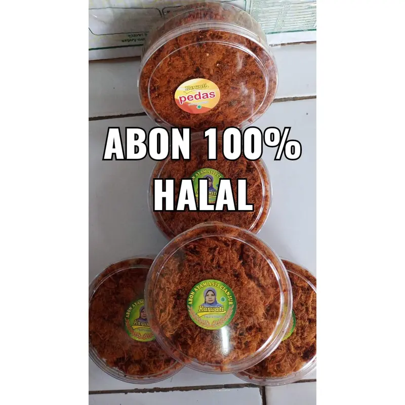 ABON AYAM/ABON AYAM 0RIGINAL DAN PEDAS/ABON FRES DAN HIGIENIS/ABON ENAK GURIH MANYOS 160GR 2