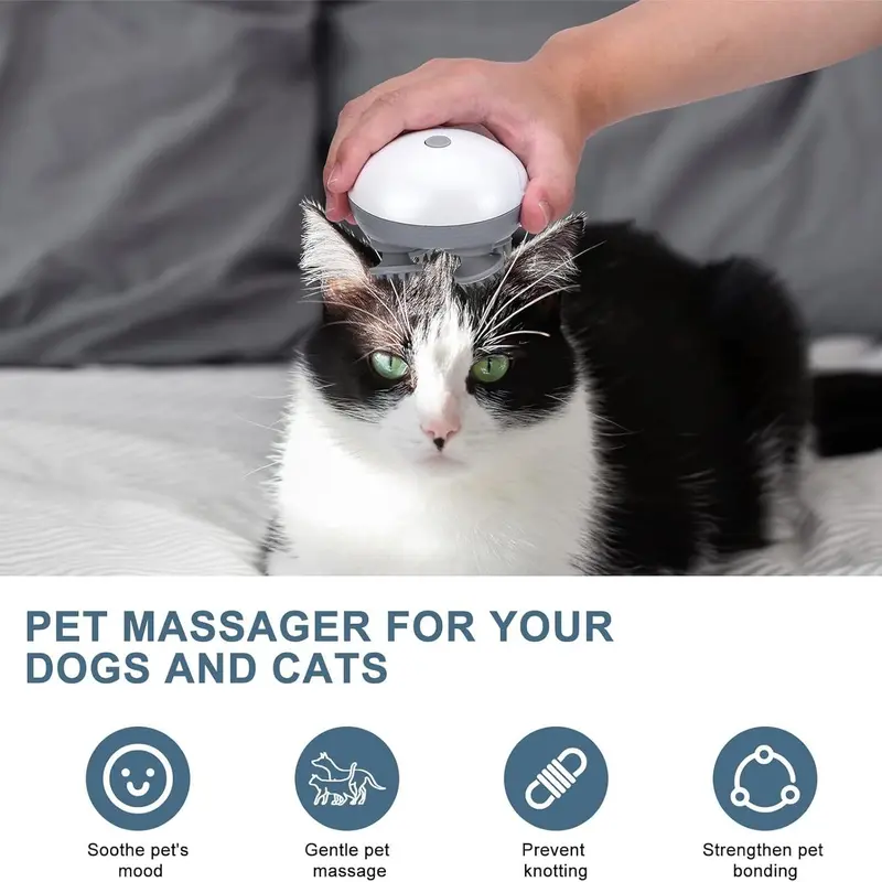 Portable Handheld Pet Massager, 1 Count Pet Muscle Relief Massager For Dogs And Cats, Pet Supplies 6